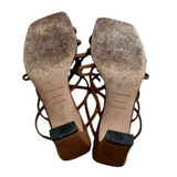 SANDALES À TALONS SERGIO ROSSI